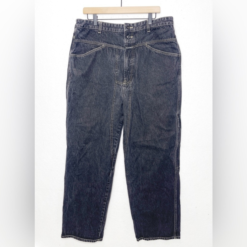 Vintage Marithe Francois Girbaud Denim Jeans Black Y2K Size 38M 90’s